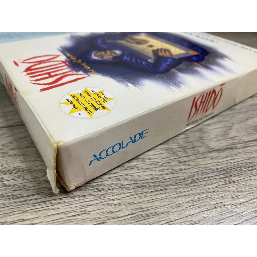 Ishido‎ The Way of Stones Sega Genesis Accolade Complete In Box CIB Puzzle Game
